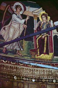 The Annunciation (mosaic) by Croatian School