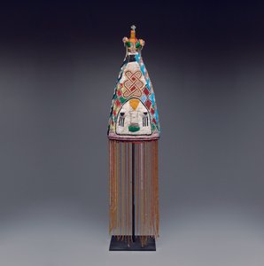 Royal crown (ade), late 19th to early 20th century by Yoruba Culture