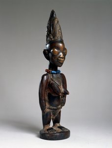 Twin Figure (Ere Ibeji), Ila-Orangun Region, Nigeria, Late 19th or Early 20th Century by Yoruba Culture