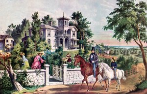 American Country Life, May Morning by Currier and Ives