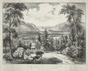 The Hudson Highlands by Currier and Ives