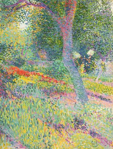 In the Garden of Pretzfeld Castle, c.1903 by Curt Herrmann