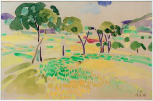 Landscape with Trees near Pretzfeld