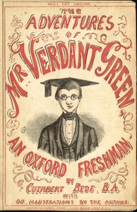 Cover Illustration for The Adventures of Mr. Verdant Green, An Oxford Freshman by Cuthbert Bede