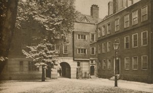 Cobbles of the Quiet Other Court in Staple Inn at Holborn, c1935 by Cyril Ellis