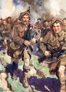 Gallant Piper Leading the Charge by Cyrus Cuneo