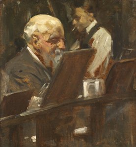 John Anster Fitzgerald at the Sketch Club by Cyrus Cuneo