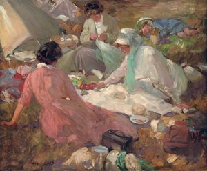 The Picnic by Cyrus Cuneo