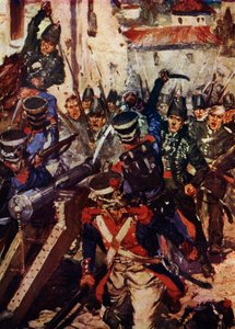 The Rifle Brigade Clearing a Village by Cyrus Cuneo