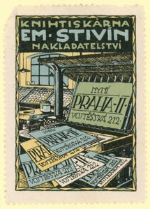 Em Stivin printing and publishing office, Prague by Czech School