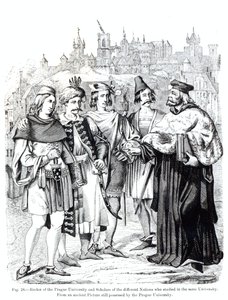 Rector of the Prague University and Scholars of the different Nations who studied in the same University