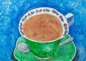 Floral Tea Cup