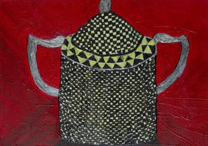 Geometric Teapot Still Life