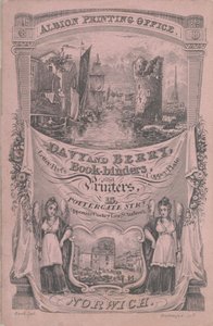 Trade Card for Davy and Berry, Book-Binder and Printer by Dallinger
