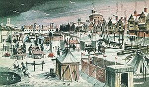Frost-Fair on the River Thames