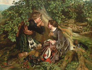 Scottish Lovers by Daniel Maclise