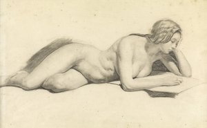 Study of a Female Nude Reading