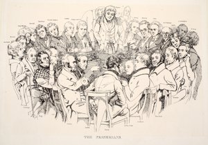 The Fraserians, pub. 1835 by Daniel Maclise
