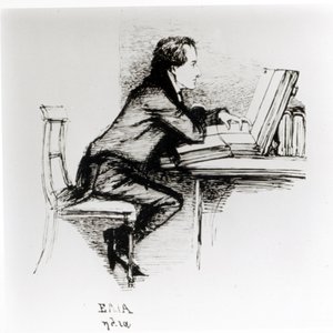 Portrait of Charles Lamb (1775-1834) by Daniel Maclise