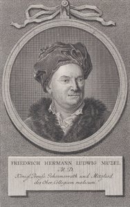 Portrait of Friedrich Ludwig Hermann Muzel by Daniel Berger