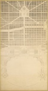 Plate 129 from The Plan of Chicago, 1909: Chicago. The Business Center of the City by Daniel Burnham