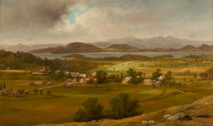 View of Charlotte and Lake Champlain by Daniel Folger Bigelow