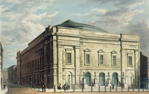 Theatre Royal, Drury Lane, in London, designed by Benjamin Wyatt