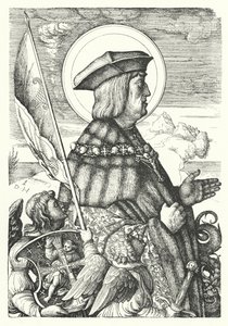 Maximilian I, Holy Roman Emperor, as St George