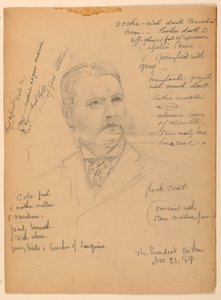 President Chester Alan Arthur, November 21, 1884 by Daniel Huntington