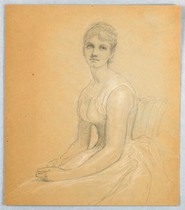 Sketch for Portrait of a Woman, 1881 by Daniel Huntington