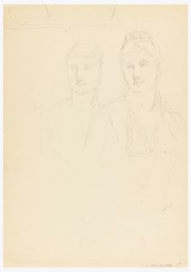 Sketch for a Portrait of Bella Worsham, 1878 by Daniel Huntington