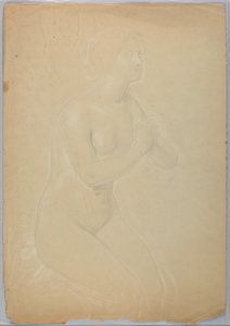 Study for "A Magdalen", 1852 by Daniel Huntington