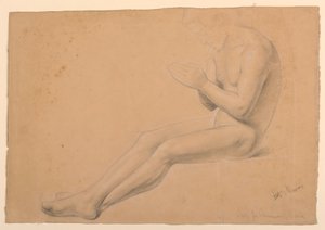 Study for "Communion of the Sick", 1844-45 by Daniel Huntington