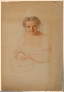 Study for "Ichabod Crane", 1861 by Daniel Huntington