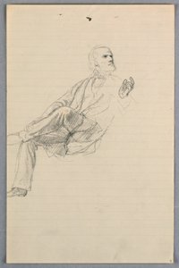 Study for "Scientific Group", 1858 by Daniel Huntington