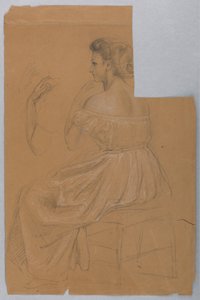 Study for "Titian Showing", 1872 by Daniel Huntington