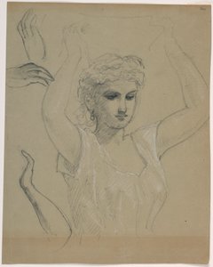Woman With Hands Raised A, 1844–45 by Daniel Huntington