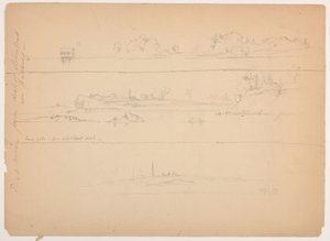 East River from Deck of Steamboat by Daniel Huntington
