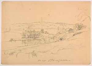 Groton Heights from Hill Northeast of New London by Daniel Huntington