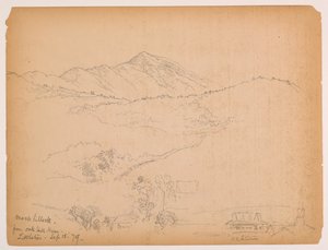 Moose Hillock from Oak Hill House, Littleton, New Hampshire by Daniel Huntington