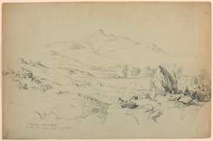 Mount Chocorua from Hill Near Tamworth, Southwest of Lake