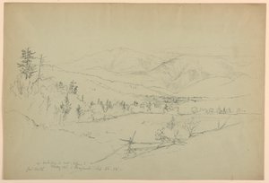 Mount Washington from Road by Jefferson, New Hampshire by Daniel Huntington
