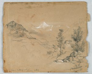 Sion, Looking East, Rhone Valley
