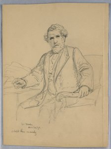 Study for Portrait of Charles J. Martin by Daniel Huntington