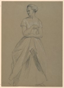 Study of Mrs. Bingham for "The Republican Court" (Lady Washington