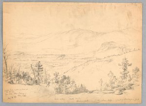 View Looking South from Mt. Kearsarge, New Hampshire by Daniel Huntington