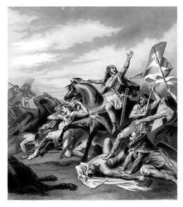 Battle of Tolbiacum, 496 AD, 1875 by Daniel John Pound