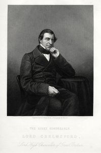 Frederic Thesiger, 1st Baron Chelmsford, English jurist and politician, c1880 by Daniel John Pound