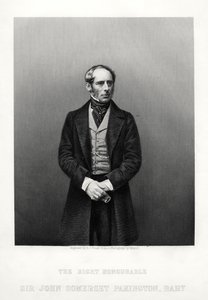 John Somerset Pakington, 1st Baron Hampton, English Politician by Daniel John Pound