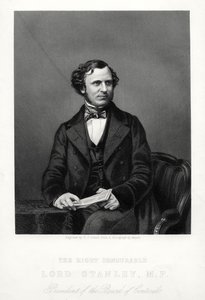 The Right Honourable Edward Henry Stanley, 15th Earl of Derby, British Statesman by Daniel John Pound